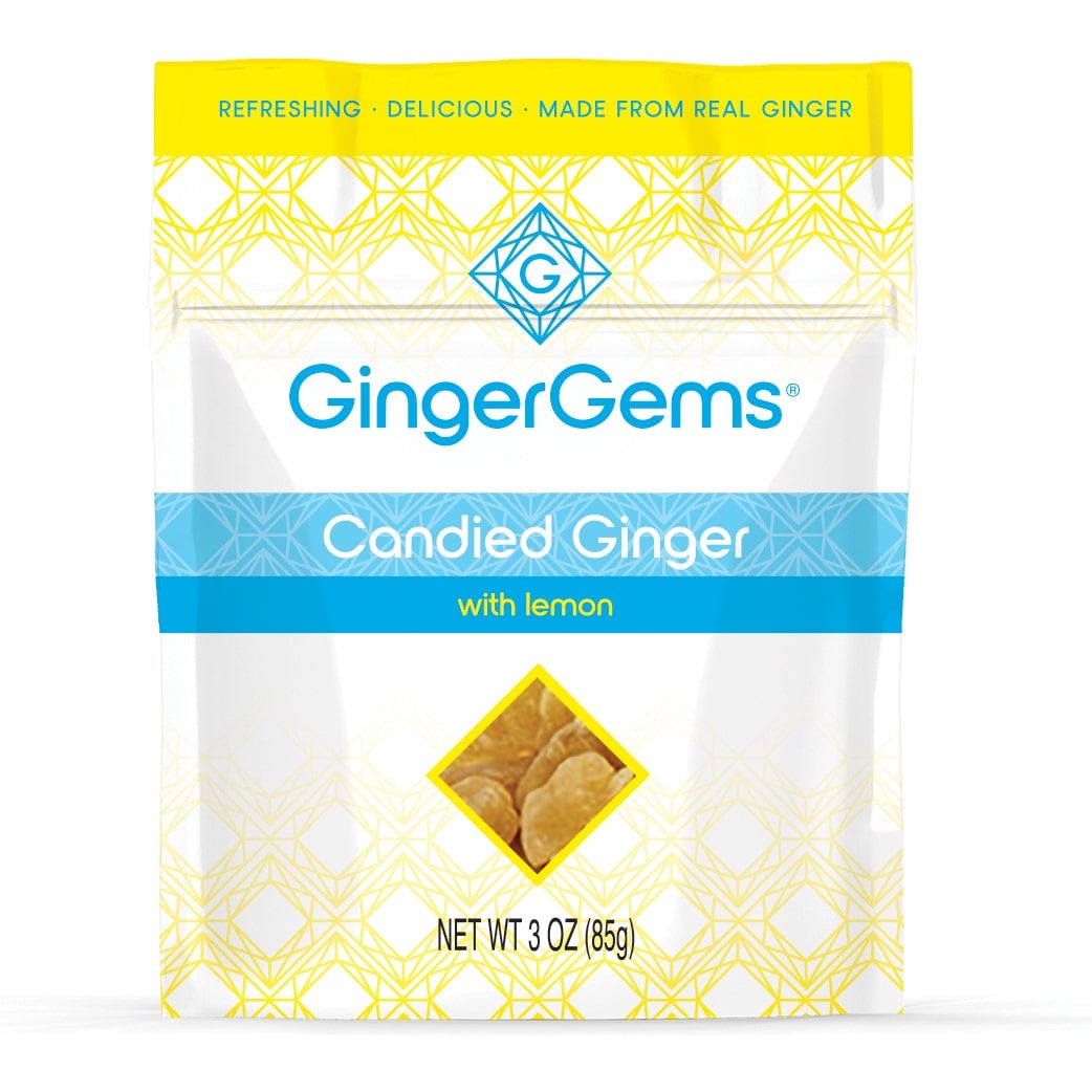 Lemon - 3oz. bag | GingerGems Lemon - 3oz. bag | GingerGems